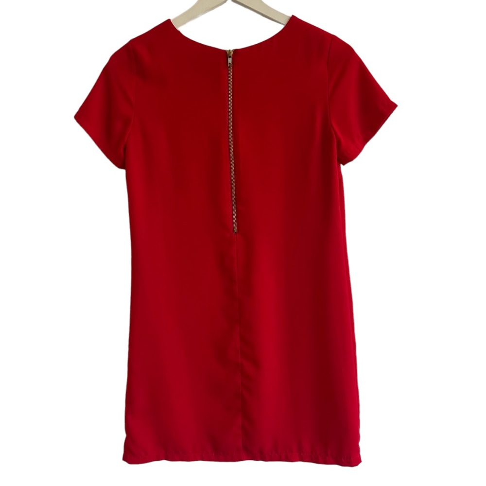 Lulu's Red Mini Shift Dress - Picture 4 of 6